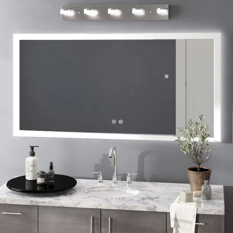 Ketcham Medicine Cabinets/Fred Silver & Company Luminous Dimmable LED Mirror With Defogger, 60"x36"x1.75" 5 Ketcham Medicine Cabinets/Fred Silver & Company Luminous Dimmable LED Mirror With Defogger, 60"x36"x1.75" - Image 3