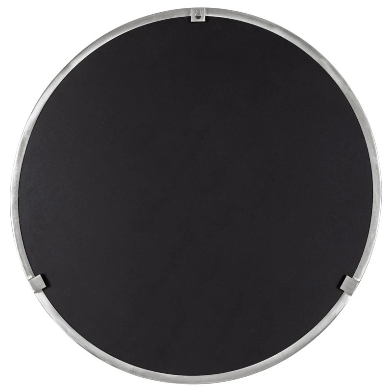 Uniek Rollo Round Framed Wall Mirror, Silver, 28 Diameter 7 Uniek Rollo Round Framed Wall Mirror, Silver, 28 Diameter - Image 5