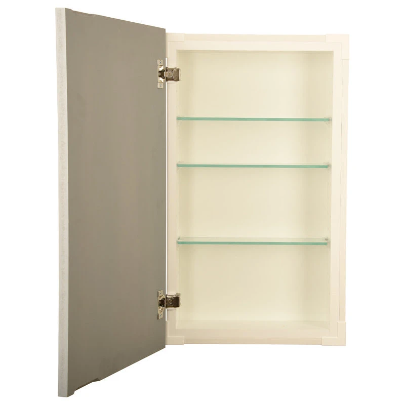 Timber Tree Cabinets Dolphin Slab Panel Frameless Recessed Medicine Cabinet With LED Light - 14 X 30, 4 Timber Tree Cabinets Dolphin Slab Panel Frameless Recessed Medicine Cabinet With LED Light - 14 X 30, - Image 2