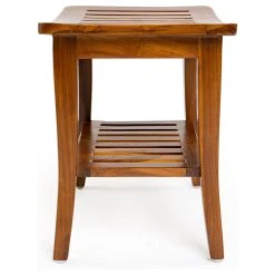 ALATEAK Ala Teak Indoor/Outdoor Patio Garden Yard Bath Waterproof Bench Stool -Laural Home Shop 34112db8032b4d0f 9101 w800 h800 b1 p0