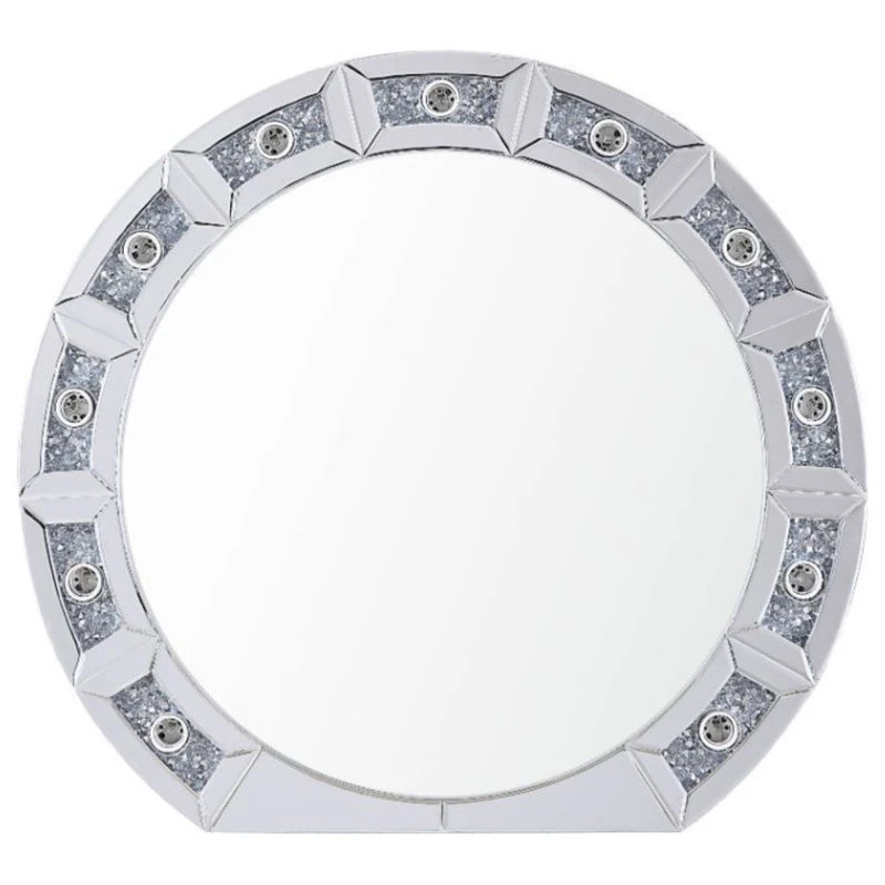 Acme Furniture Wall Decor, Led, Mirrored And Faux Diamonds 5 Acme Furniture Wall Decor, Led, Mirrored And Faux Diamonds - Image 3