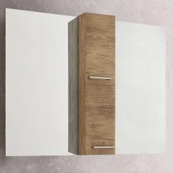 A Touch Of Design Modern 44" Medicine Cabinet With Dual Mirrors, Brown