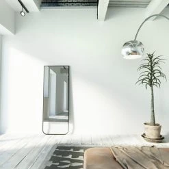 Glass Warehouse Clove 67 In X 24 In. Tall Rectangular Leaner Mirror With Opening At Bottom -Laural Home Shop 352112e700918827 0643 w800 h800 b0 p0