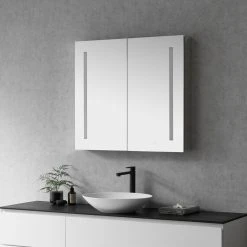 Altair Catola 36" Clear Glass Surface-Mount/Recessed LED Mirror Medicine Cabinet -Laural Home Shop 35b1881902c4de82 8079 w800 h800 b0 p0