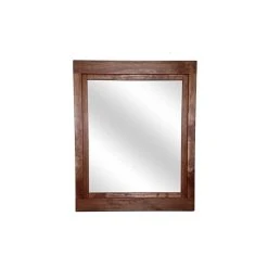 Renewed Decor And Storage Red Chestnut Farmhouse Style Vanity Mirror 24"w X 30"h