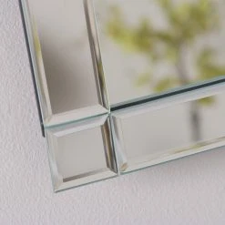 Decor Wonderland Frameless Beveled Kinana Mirror 9 Decor Wonderland Frameless Beveled Kinana Mirror -Laural Home Shop 361163c40660a661 9522 w800 h800 b0 p0