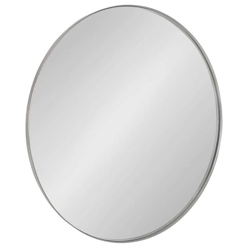 Uniek Rollo Round Framed Wall Mirror, Silver, 28 Diameter 3 Uniek Rollo Round Framed Wall Mirror, Silver, 28 Diameter