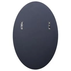 StyleCraft Gray And Clear Contemporary Oval Geometric Design Frameless Mirror 9 StyleCraft Gray And Clear Contemporary Oval Geometric Design Frameless Mirror -Laural Home Shop 369124d80352e4b4 3382 w800 h800 b1 p0