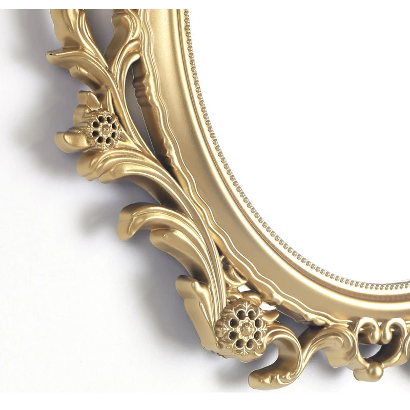 Mirrorize Canada 24"x20" Oval Gold Wall Mirror 10 Mirrorize Canada 24"x20" Oval Gold Wall Mirror - Image 8