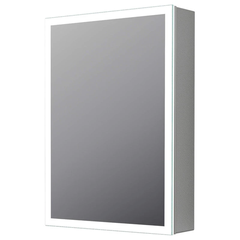 Fine Fixtures LED Recessed/Surface Mount Medicine Cabinet, Aluminum, 20"x30", Right Hand Door 3 Fine Fixtures LED Recessed/Surface Mount Medicine Cabinet, Aluminum, 20"x30", Right Hand Door