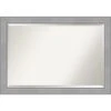 Amanti Art Vista Brushed Nickel Beveled Bathroom Wall Mirror - 40.25 X 28.25 In. 1 Amanti Art Vista Brushed Nickel Beveled Bathroom Wall Mirror - 40.25 X 28.25 In. -Laural Home Shop 3741e8490ec6db4d 6848 w800 h800 b0 p0