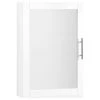 Crosley Furniture Savannah Mirrored Wall Cabinet In White