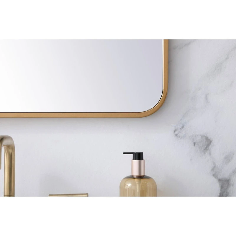 Elegant Decor Evermore Vanity Mirror MR802432BL, Blue 6 Elegant Decor Evermore Vanity Mirror MR802432BL, Blue - Image 4