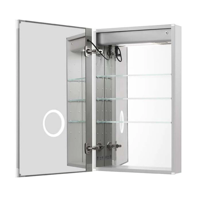 AQUADOM Royale Plus LED Medicine Cabinet Defogger Right Hinge 24"x30"x5" 4 AQUADOM Royale Plus LED Medicine Cabinet Defogger Right Hinge 24"x30"x5" - Image 2