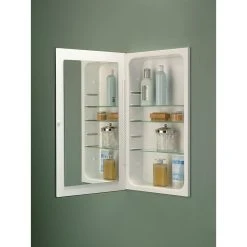 Rangaire Cove 16" X 26" Recess Mount Glass Shelves Medicine Cabinet -Laural Home Shop 381161e305ae6a14 2010 w800 h800 b0 p0