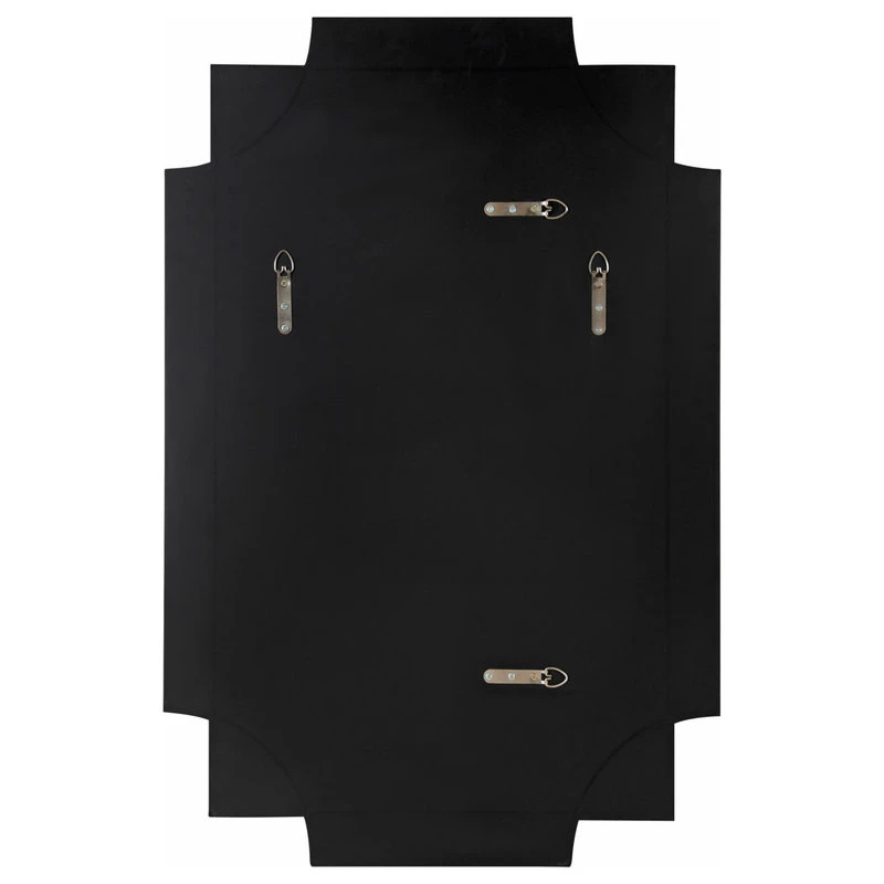 Uniek Minuette Decorative Framed Wall Mirror, Black 24x36 7 Uniek Minuette Decorative Framed Wall Mirror, Black 24x36 - Image 5