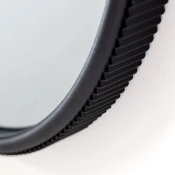 Madeleine Home Inc. Wessex Modern Mirror With Designer Frame, Black, 23" -Laural Home Shop 3841756a0f9bdb2d 9802 w800 h800 b0 p0