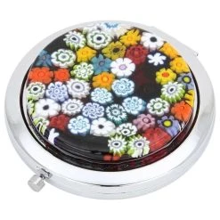 GlassOfVenice Murano Glass Millefiori Folding Compact Mirror - Multicolor -Laural Home Shop 386161920751c92d 4689 w800 h800 b1 p0