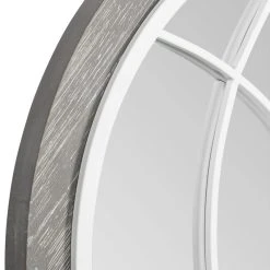 Uniek Nola Framed Windowpane Arch Mirror, Gray 22x28 16 Uniek Nola Framed Windowpane Arch Mirror, Gray 22x28 -Laural Home Shop 38d12cd601d339ff 6215 w800 h800 b0 p0