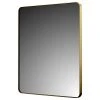 FGI-industries Foremost Reflections 24" X 30" Rounded Rectangle Mirror, Brushed Gold