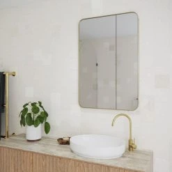 Glass Warehouse Medicine Cabinets, Satin Brass -Laural Home Shop 39814d3e0320b086 0309 w800 h800 b0 p0