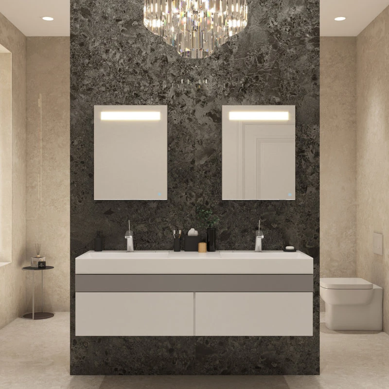 AQUADOM Pacifica Led Lighted Bathroom Medicine Cabinet Left Hinge 20"x26"x5" 4 AQUADOM Pacifica Led Lighted Bathroom Medicine Cabinet Left Hinge 20"x26"x5" - Image 2