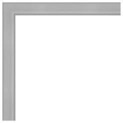 Amanti Art Vista Brushed Nickel Narrow Non-Beveled Bathroom Wall Mirror - 20.5 X 26.5 In. -Laural Home Shop 39a1ab1702bdddf3 5897 w800 h800 b1 p0