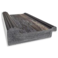 Amanti Art Rail Rustic Char Petite Bevel Bathroom Wall Mirror 23.75 X 29.75 In. -Laural Home Shop 3a11f6f003b790dc 7772 w800 h800 b1 p0