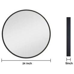 Modland Aurora Round Frame Medicine Cabinet, 24Inch Round 17 Modland Aurora Round Frame Medicine Cabinet, 24Inch Round -Laural Home Shop 3a81331a032d5c4d 0838 w800 h800 b1 p0