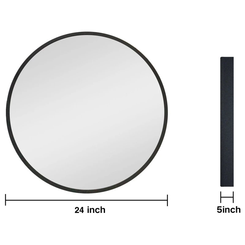 Modland Aurora Round Frame Medicine Cabinet, 24Inch Round 10 Modland Aurora Round Frame Medicine Cabinet, 24Inch Round - Image 8