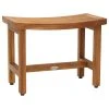 AquaTeak Patented 24" Sumba™ Lotus Teak Shower Bench