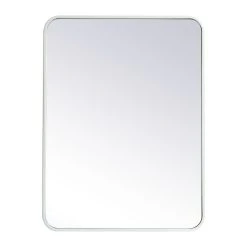 Elegant Decor Evermore Vanity Mirror White