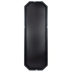 Uniek Rhodes Octagon Framed Wall Mirror, Black 16x48 -Laural Home Shop 3c71105f0fb40ef7 5048 w800 h800 b1 p0