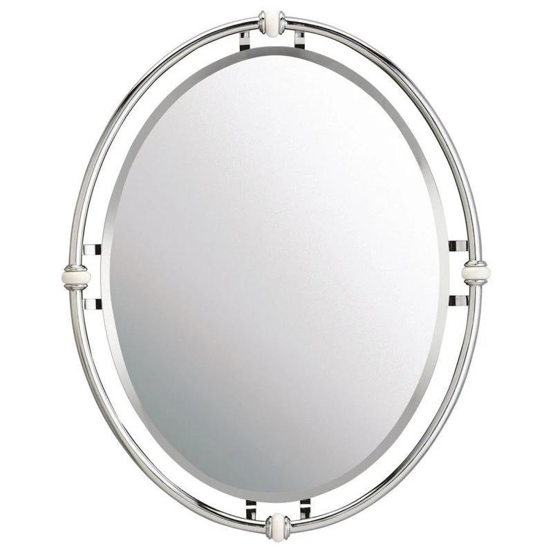Kichler 41067 Pocelona Oval Mirror - 30" X 24" - Chrome 3 Kichler 41067 Pocelona Oval Mirror - 30" X 24" - Chrome