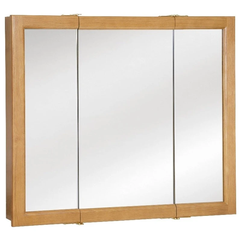 Design House Richland 36-Inch Wood Medicine Cabinet In Nutmeg Oak 3 Design House Richland 36-Inch Wood Medicine Cabinet In Nutmeg Oak