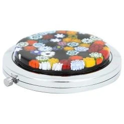 GlassOfVenice Murano Glass Millefiori Folding Compact Mirror - Multicolor -Laural Home Shop 3d5170fa0751c92e 4689 w800 h800 b1 p0