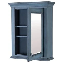 Foremost Groups Inc. Brantley Medicine Cabinet, Harbor Blue -Laural Home Shop 3da1280a0b5f568b 6793 w800 h800 b1 p0