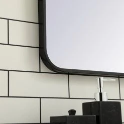 Elegant Furniture & Lighting Elegant Decor MR802440BK Soft Corner Metal Rectangular Mirror, 24"x40" 15 Elegant Furniture & Lighting Elegant Decor MR802440BK Soft Corner Metal Rectangular Mirror, 24"x40" -Laural Home Shop 3e31cde301a5483b 1590 w800 h800 b0 p0