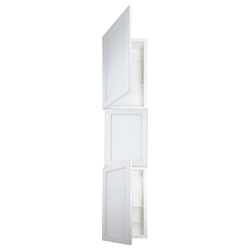 Timber Tree Cabinets Lakebrooke Recessed Primed Medicine Cabinet 81h X 15.5w X 3.5d 4 Timber Tree Cabinets Lakebrooke Recessed Primed Medicine Cabinet 81h X 15.5w X 3.5d - Image 2