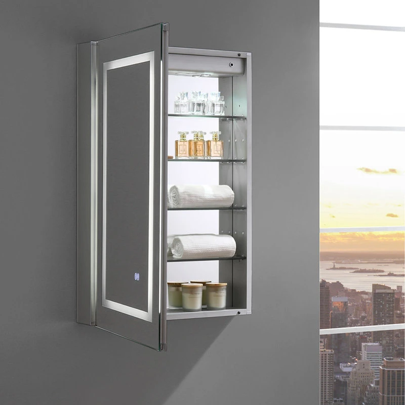 Fresca Spazio Bathroom Medicine Cabinet With LED Lighting And Defogger, 24"x36" 8 Fresca Spazio Bathroom Medicine Cabinet With LED Lighting And Defogger, 24"x36" - Image 6