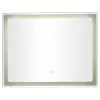 Brimfield & May Modern Silver Glass Anti Fog Mirror 561824