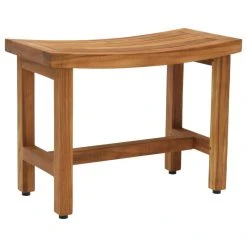 AquaTeak Patented 24" Sumba™ Lotus Teak Shower Bench 18 AquaTeak Patented 24" Sumba™ Lotus Teak Shower Bench -Laural Home Shop 4131f9f30d94bf10 8338 w800 h800 b1 p0