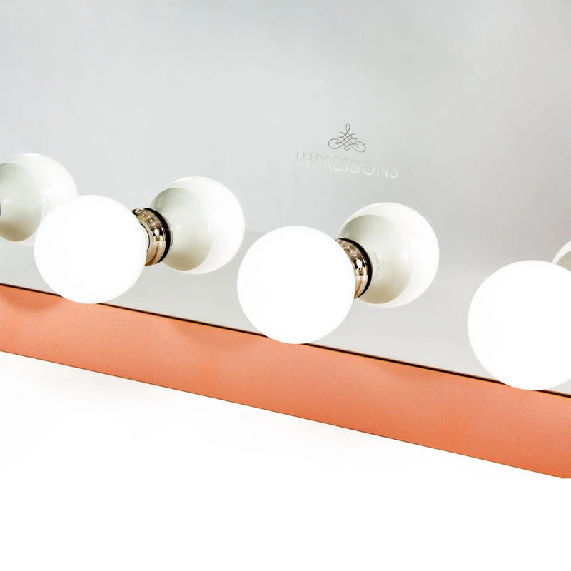 Impressions Vanity Company Starlight Wide Vanity Mirror, Rose Gold 5 Impressions Vanity Company Starlight Wide Vanity Mirror, Rose Gold - Image 3