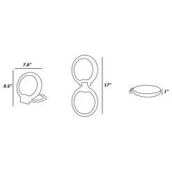 Manillons Torrent Table Multifunction Makeup LED Mirror, 7X Magnification Makeup Mirror -Laural Home Shop 41f1f9490300e527 1345 w800 h800 b1 p0