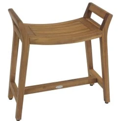 AquaTeak Patented Asia® Ascend Teak Shower Bench With Elevated Height