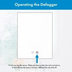 Ketcham Medicine Cabinets/Fred Silver & Company Aurora Backlit Dimmable LED Mirror With Defogger, 48"x36"x1.75" 12 Ketcham Medicine Cabinets/Fred Silver & Company Aurora Backlit Dimmable LED Mirror With Defogger, 48"x36"x1.75" -Laural Home Shop 4261397b0140adff 6483 w800 h800 b0 p0