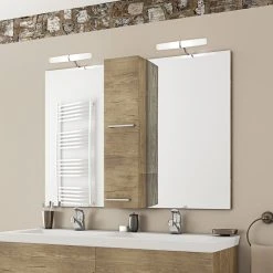 A Touch Of Design Modern 44" Medicine Cabinet With Dual Mirrors, Brown -Laural Home Shop 4271eacb00f19611 5418 w800 h800 b0 p0
