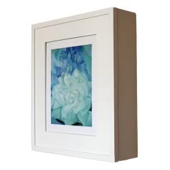 Fox Hollow Furnishings Wall-Mount Picture Perfect Medicine Cabinet, White