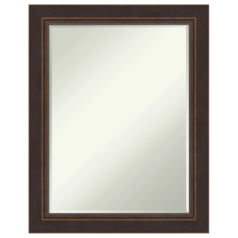 Amanti Art Lara Bronze Petite Bevel Wood Bathroom Wall Mirror 22.5 X 28.5 In. 3 Amanti Art Lara Bronze Petite Bevel Wood Bathroom Wall Mirror 22.5 X 28.5 In.