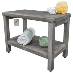 DecoTeak CoastalVogue Eleganto 24" Wide ShowerBench GR115, Gray 21 DecoTeak CoastalVogue Eleganto 24" Wide ShowerBench GR115, Gray -Laural Home Shop 43f115c70fdd0fd1 3288 w800 h800 b1 p0